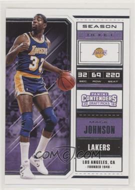 2018 Panini Contenders Draft Picks - [Base] #43.2 - Season Ticket Variation - Magic Johnson (Purple Jersey)