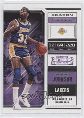 2018 Panini Contenders Draft Picks - [Base] #43.2 - Season Ticket Variation - Magic Johnson (Purple Jersey)