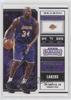 Season Ticket - Shaquille O'Neal (Purple Jersey)