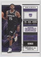 Season Ticket - Vince Carter (Black Jersey)