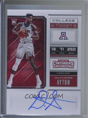 2018 Panini Contenders Draft Picks - [Base] #51.1 - RPS College Ticket - Deandre Ayton