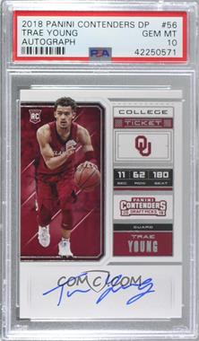 2018 Panini Contenders Draft Picks - [Base] #56.1 - RPS College Ticket - Trae Young [PSA 10 GEM MT]
