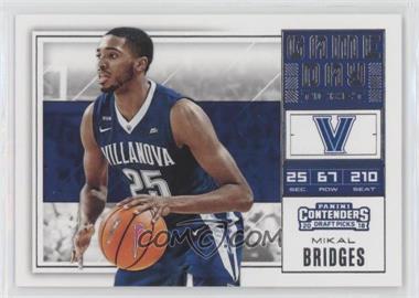 2018 Panini Contenders Draft Picks - Game Day Tickets #10 - Mikal Bridges