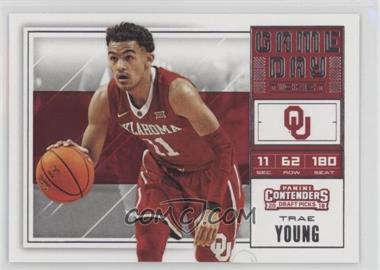 2018 Panini Contenders Draft Picks - Game Day Tickets #6 - Trae Young