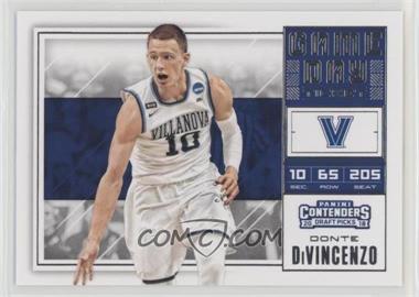 2018 Panini Contenders Draft Picks - Game Day Tickets #7 - Donte DiVincenzo