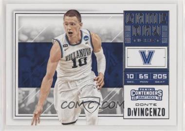 2018 Panini Contenders Draft Picks - Game Day Tickets #7 - Donte DiVincenzo