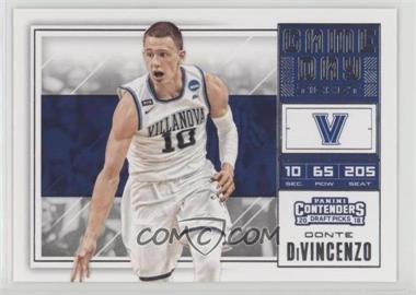 2018 Panini Contenders Draft Picks - Game Day Tickets #7 - Donte DiVincenzo
