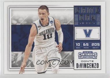 2018 Panini Contenders Draft Picks - Game Day Tickets #7 - Donte DiVincenzo