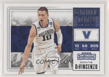 2018 Panini Contenders Draft Picks - Game Day Tickets #7 - Donte DiVincenzo