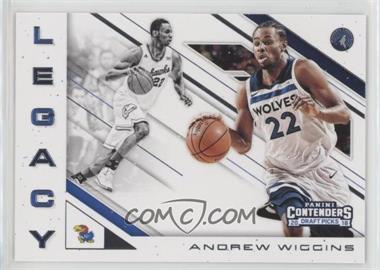 2018 Panini Contenders Draft Picks - Legacy #1 - Andrew Wiggins