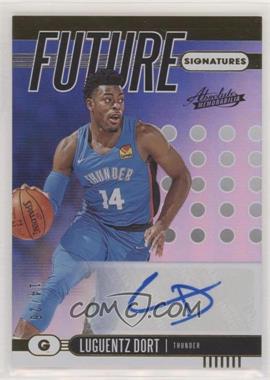 2019-20 Panini Absolute Memorabilia - Future Signatures - Level 2 #FS-LD - Luguentz Dort /25