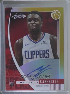 2019-20 Panini Absolute Memorabilia - Rookie Autographs Variations - Level 1 #RV-MFK - Mfiondu Kabengele