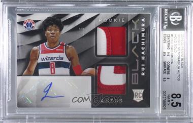 2019-20 Panini Black - Rookie Memorabilia Autographs - Holo Gold #RM-RH - Rui Hachimura /5 [BGS 8.5 NM‑MT+]