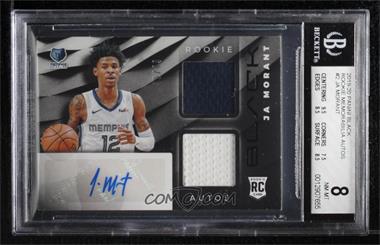 2019-20 Panini Black - Rookie Memorabilia Autographs #RM-JA - Ja Morant /49 [BGS 8 NM‑MT]