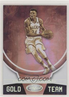 2019-20 Panini Certified - Gold Team #6 - Giannis Antetokounmpo