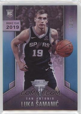 2019-20 Panini Chronicles - [Base] - Draft Year #460 - Titanium - Luka Samanic /19