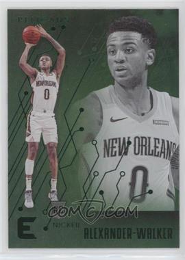 2019-20 Panini Chronicles - [Base] - Green #231 - Essentials - Nickeil Alexander-Walker