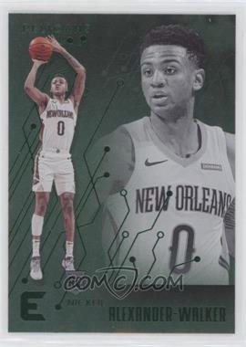 2019-20 Panini Chronicles - [Base] - Green #231 - Essentials - Nickeil Alexander-Walker