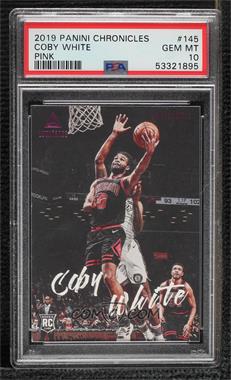 2019-20 Panini Chronicles - [Base] - Pink #145 - Luminance - Coby White [PSA 10 GEM MT]