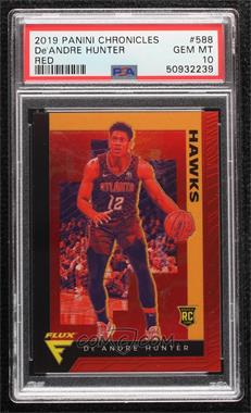 2019-20 Panini Chronicles - [Base] - Red #588 - Flux - De'Andre Hunter /149 [PSA 10 GEM MT]