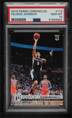 2019-20 Panini Chronicles - [Base] #113 - Panini - Keldon Johnson [PSA 10 GEM MT]