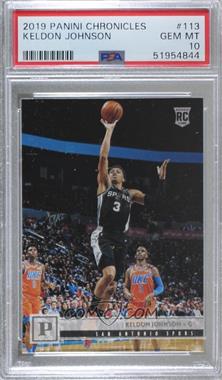 2019-20 Panini Chronicles - [Base] #113 - Panini - Keldon Johnson [PSA 10 GEM MT]