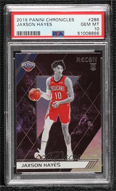 2019-20 Panini Chronicles - [Base] #286 - Recon - Jaxson Hayes [PSA 10 GEM MT]