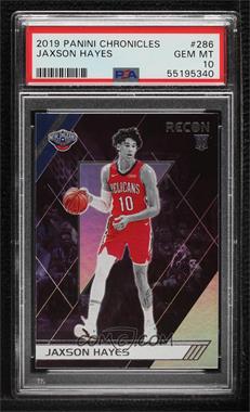 2019-20 Panini Chronicles - [Base] #286 - Recon - Jaxson Hayes [PSA 10 GEM MT]