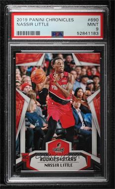 2019-20 Panini Chronicles - [Base] #690 - Rookies and Stars - Nassir Little [PSA 9 MINT]