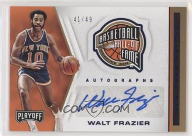 2019-20 Panini Chronicles - Hall of Fame Autographs - Blue #HF-WFR - Walt Frazier /49