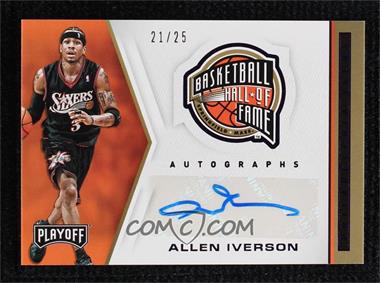 2019-20 Panini Chronicles - Hall of Fame Autographs - Purple #HF-AIV - Allen Iverson /25