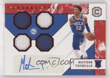 2019-20 Panini Chronicles - Rookie Cornerstones - Red Obsidian #RC-MTH - Matisse Thybulle