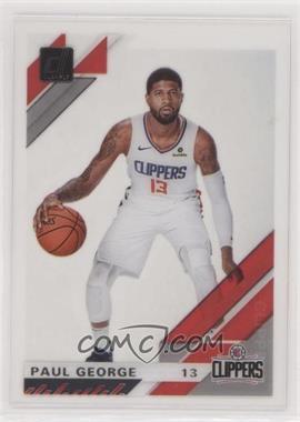 2019-20 Panini Clearly Donruss - [Base] #19 - Paul George