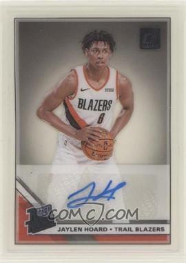 2019-20 Panini Clearly Donruss - Clearly Rated Rookie Autographs #CA-JHO - Jaylen Hoard