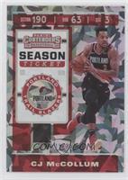 CJ McCollum #/25