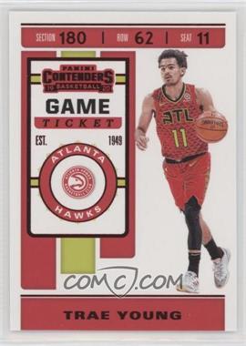 2019-20 Panini Contenders - [Base] - Game Ticket Red #1 - Trae Young