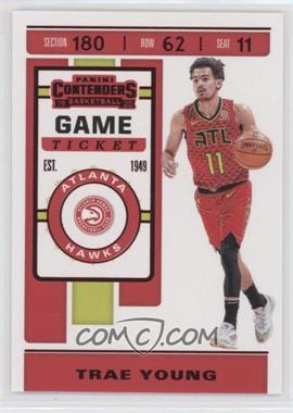 2019-20 Panini Contenders - [Base] - Game Ticket Red #1 - Trae Young