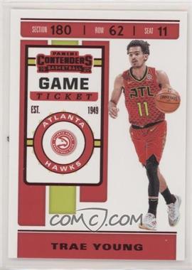 2019-20 Panini Contenders - [Base] - Game Ticket Red #1 - Trae Young