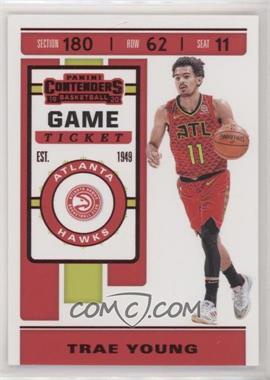 2019-20 Panini Contenders - [Base] - Game Ticket Red #1 - Trae Young