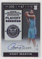 Rookie Ticket - Cody Martin #/99