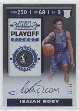 2019-20 Panini Contenders - [Base] - Playoff Ticket #133.2 - Rookie Ticket Photo Variation - Isaiah Roby /99