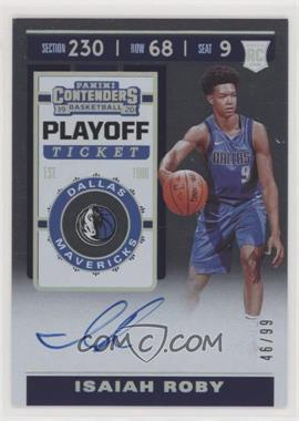 2019-20 Panini Contenders - [Base] - Playoff Ticket #133.2 - Rookie Ticket Photo Variation - Isaiah Roby /99