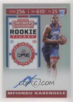 Rookie Ticket - Mfiondu Kabengele