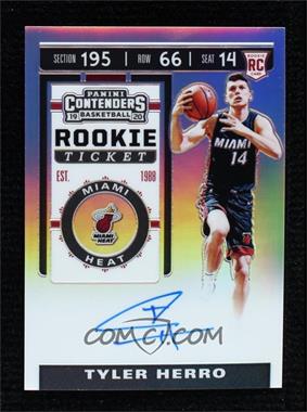 2019-20 Panini Contenders - [Base] - Season Ticket Premium Edition #142.2 - Rookie Ticket Photo Variation - Tyler Herro