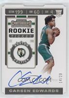 Rookie Ticket - Carsen Edwards #/29