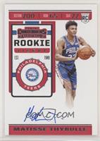 Rookie Ticket Photo Variation - Matisse Thybulle