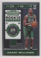 Rookie Ticket Premium Photo Variation - Grant Williams [EX to NM]