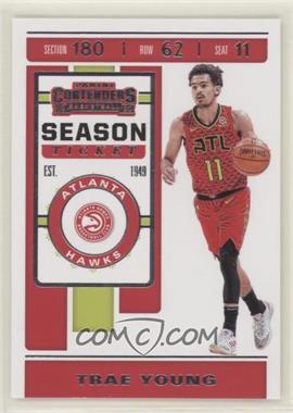 2019-20 Panini Contenders - [Base] - Season Ticket #1.1 - Trae Young