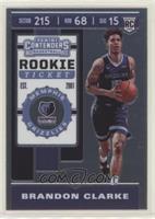 Rookie Ticket Premium Photo Variation - Brandon Clarke