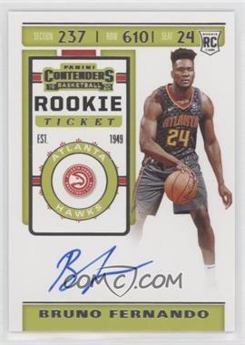 2019-20 Panini Contenders - [Base] - Season Ticket #137.2 - Rookie Ticket Photo Variation - Bruno Fernando